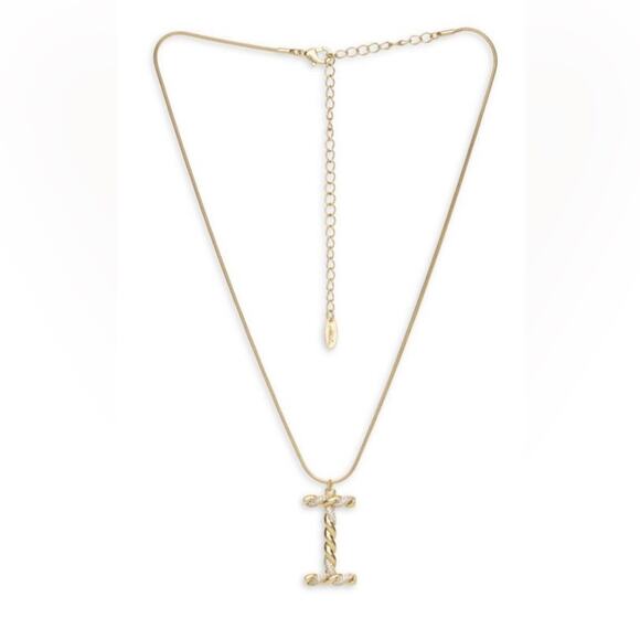 New ~ ETTIKA Letter “I”
18K Goldplated & Cubic Zirconia Initial Pendant … - Picture 1 of 3